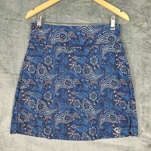 Womens Skirt Medium Blue Skort Preppy Tennis Golf Sporty Athletic Pickleball